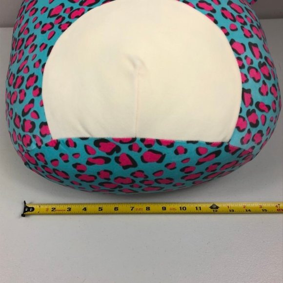 Squishmallows Chelsea The Blue Leopard Plush 16" Cat Kitty Meow Pink Spotted - Picture 12 of 12